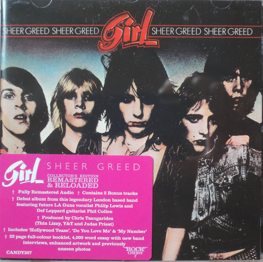 Girl - SHEER GREED [CD]