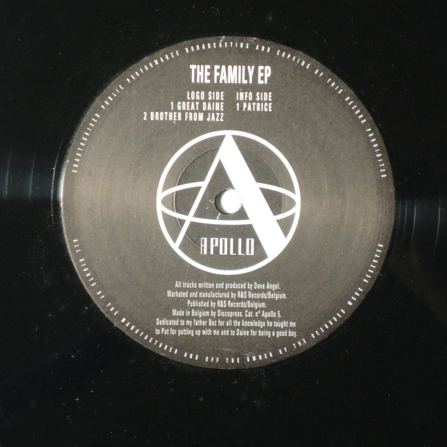 DAVE ANGEL - THE FAMILY EP[12"]