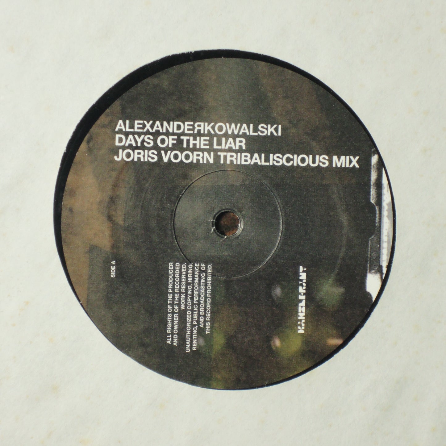 ALEXANDER KOWALSKI - DAYS OF THE LIAR [12"]