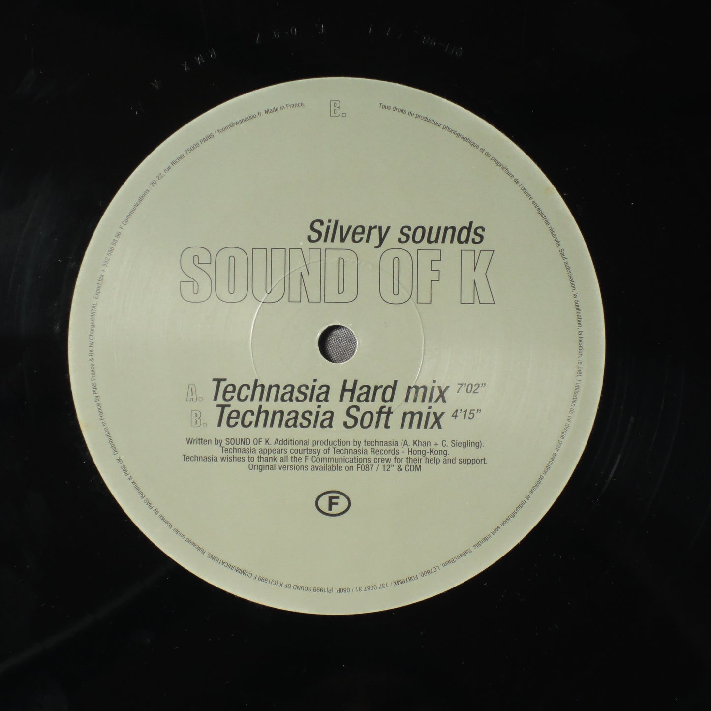 Sound of K - Silvery Sounds Technasia Mixes [12"]