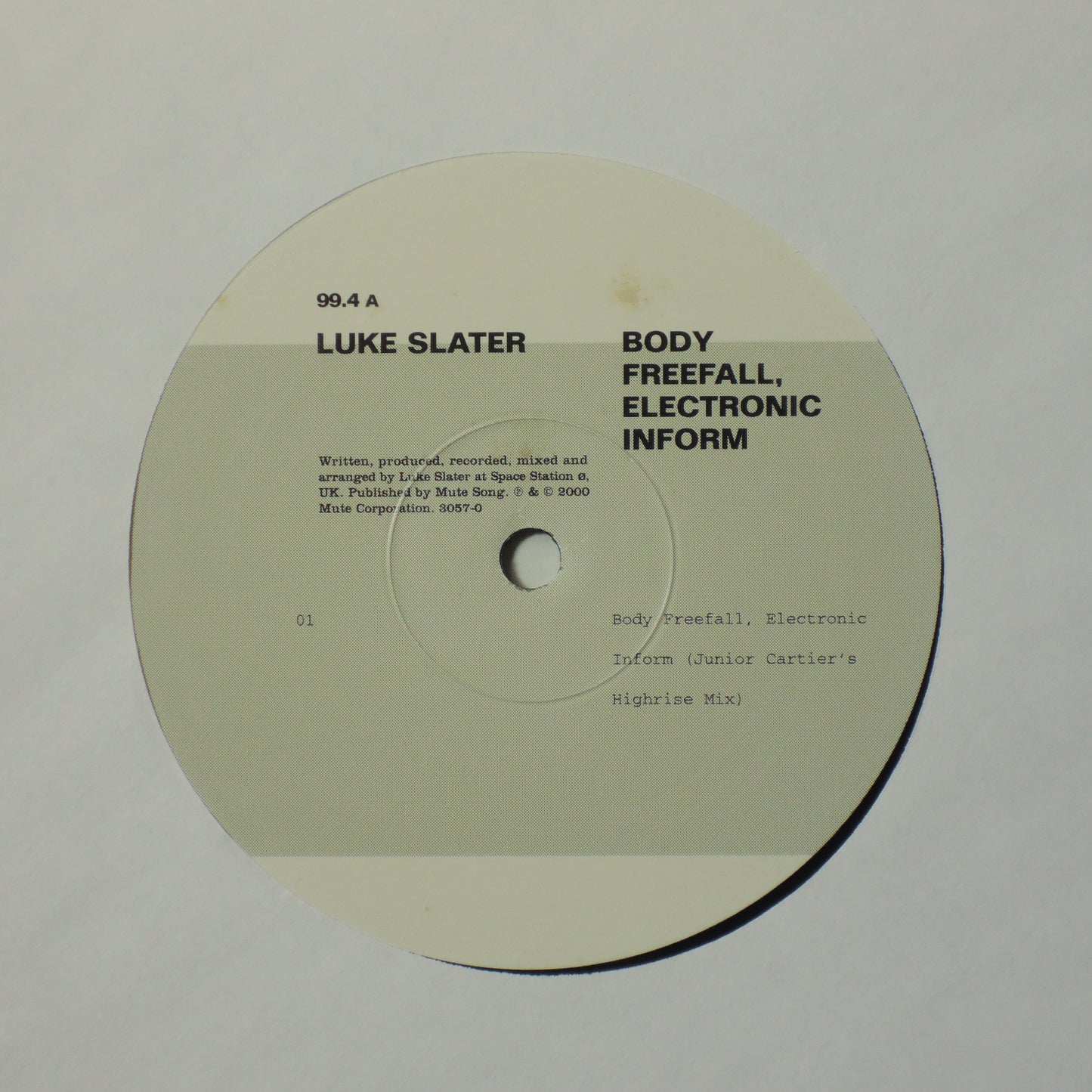 LUKE SLATER - BODY FREEFALL, ELECTRONIC INFORM #2 [12"]