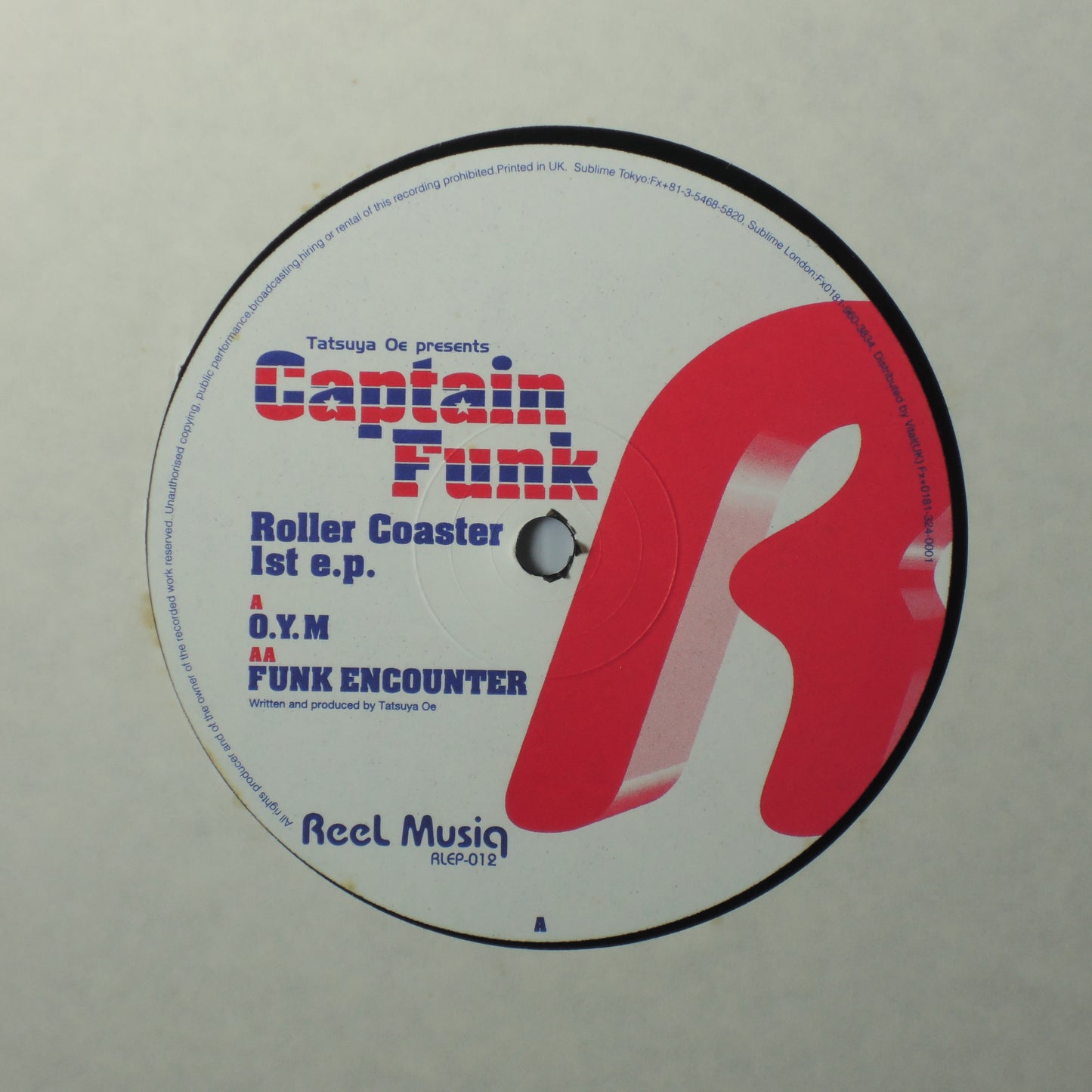 Captain Funk - Roller Coaster 1st e.p. [12"]