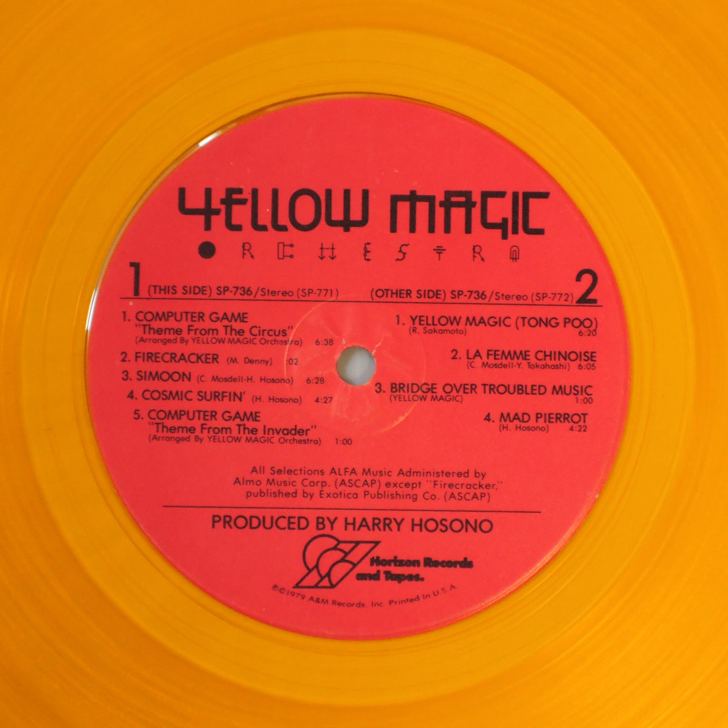 YELLOW MAGIC ORCHESTRA - YELLOW MAGIC ORCHESTRA(US) [LP]