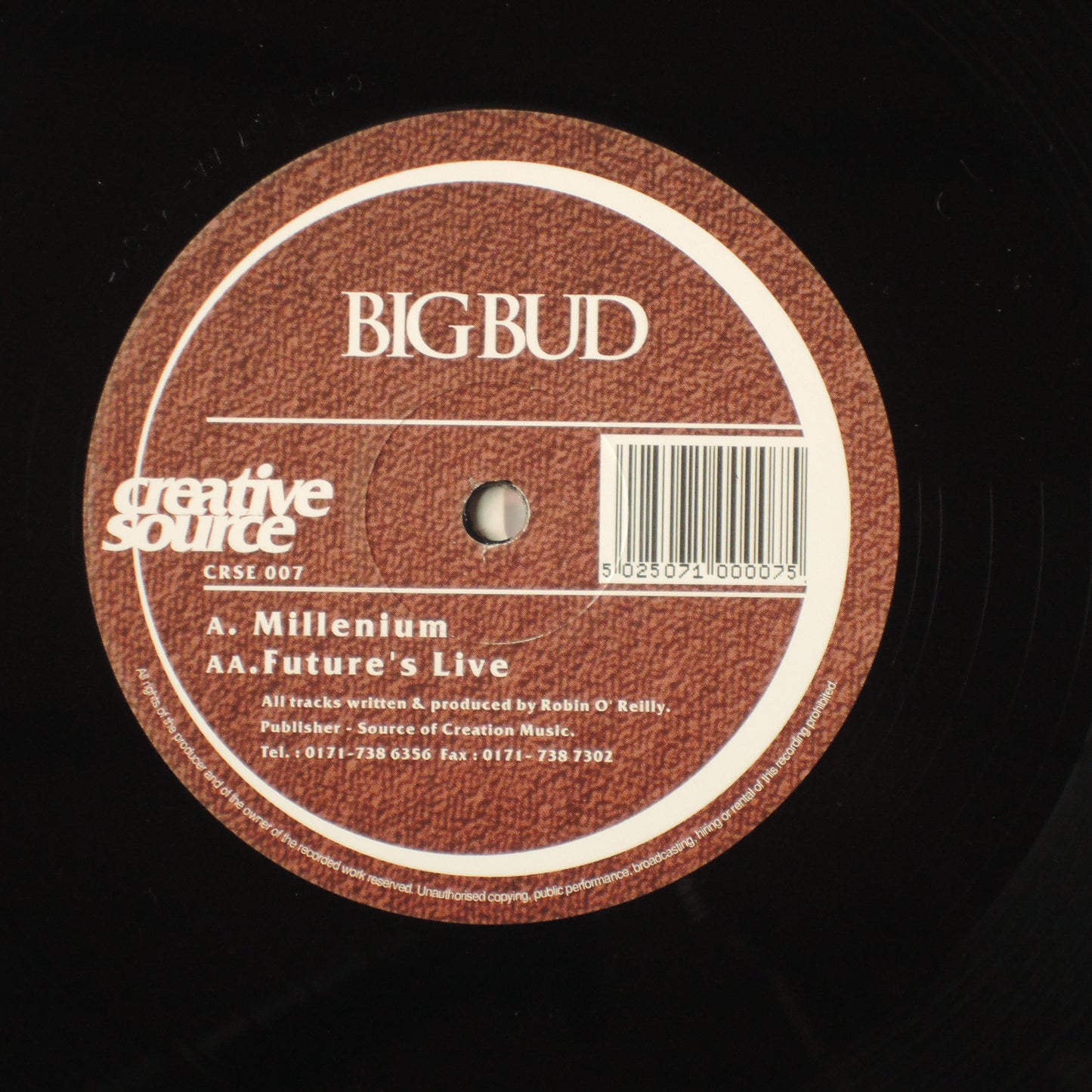 BIG BUD - millenium/future’s live [12"]