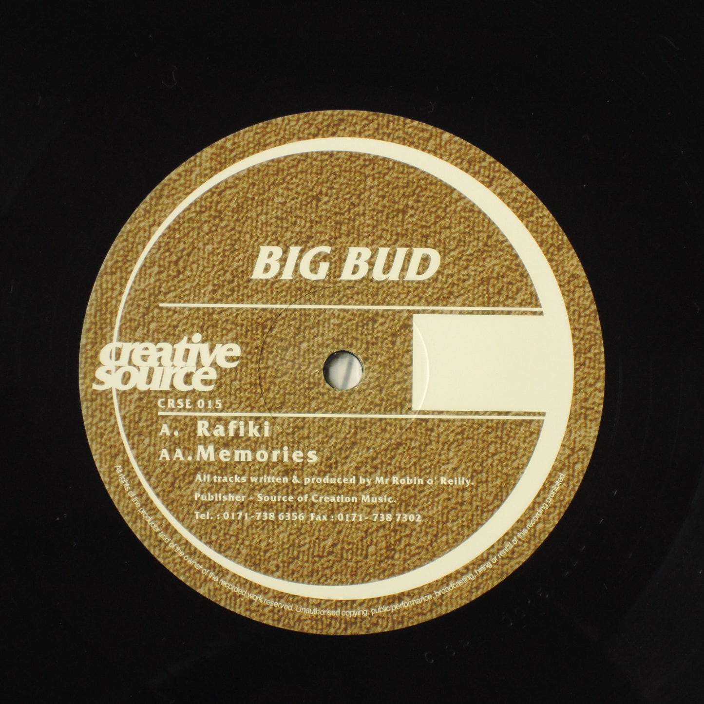 BIG BUD - Rafiki/Memories [12"]