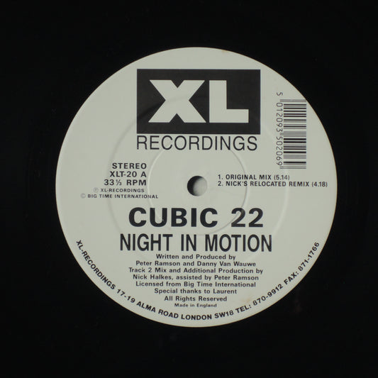 CUBIC 22 - NIGHT IN MOTION [12"]