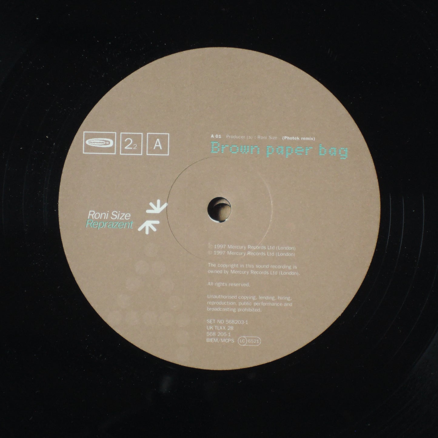 Roni Size Reprazent - Brown Paper Bag [12"]