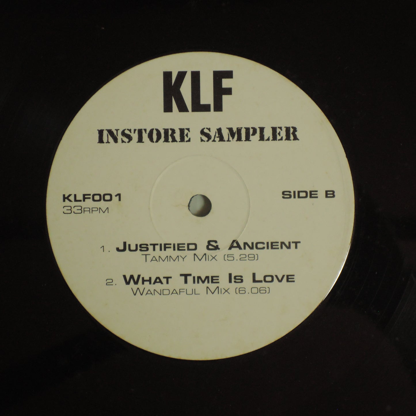 The KLF - INSTORE SAMPLER [12"]