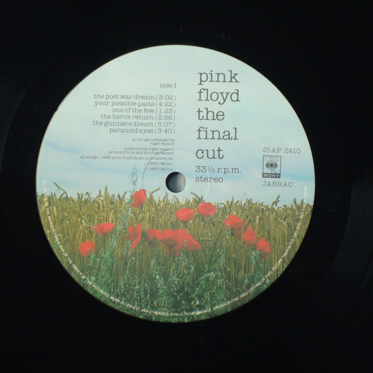 PINK FLOYD - THE FINAL CUT[LP]
