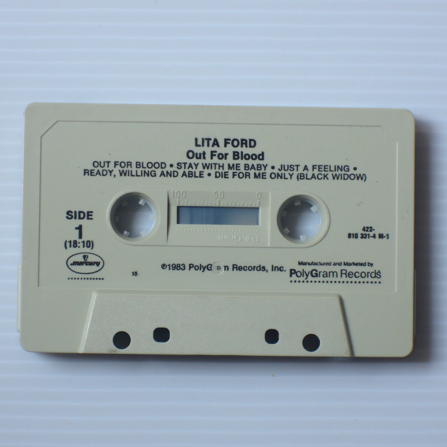 LITA FORD - OUT FOR BLOOD [カセット]