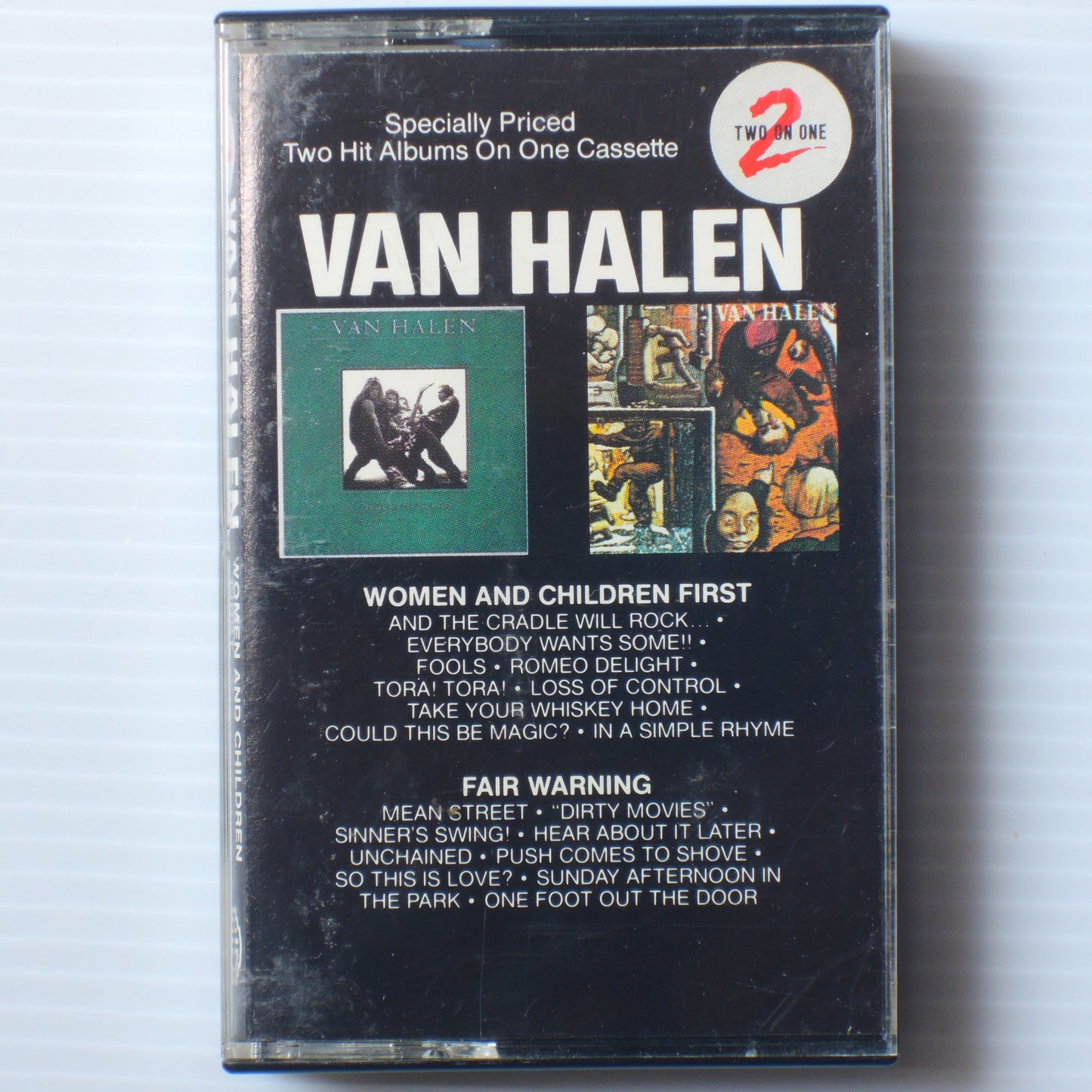 VAN HALEN - WOMEN AND CHILDREN FIRST/FAIR WARNING [カセット]