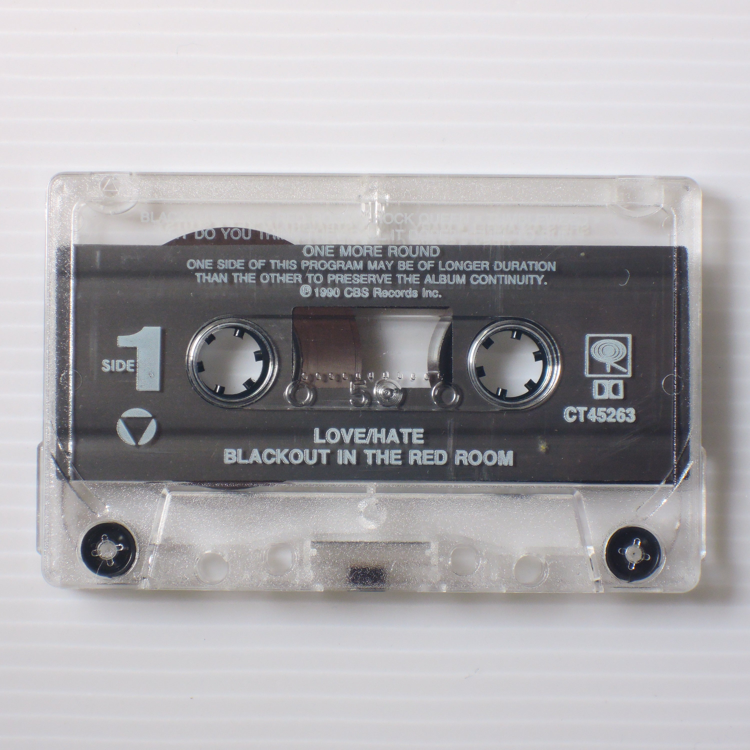 LOVE/HATE - BLACK OUT IN THE RED ROOM [カセット] – みなもと