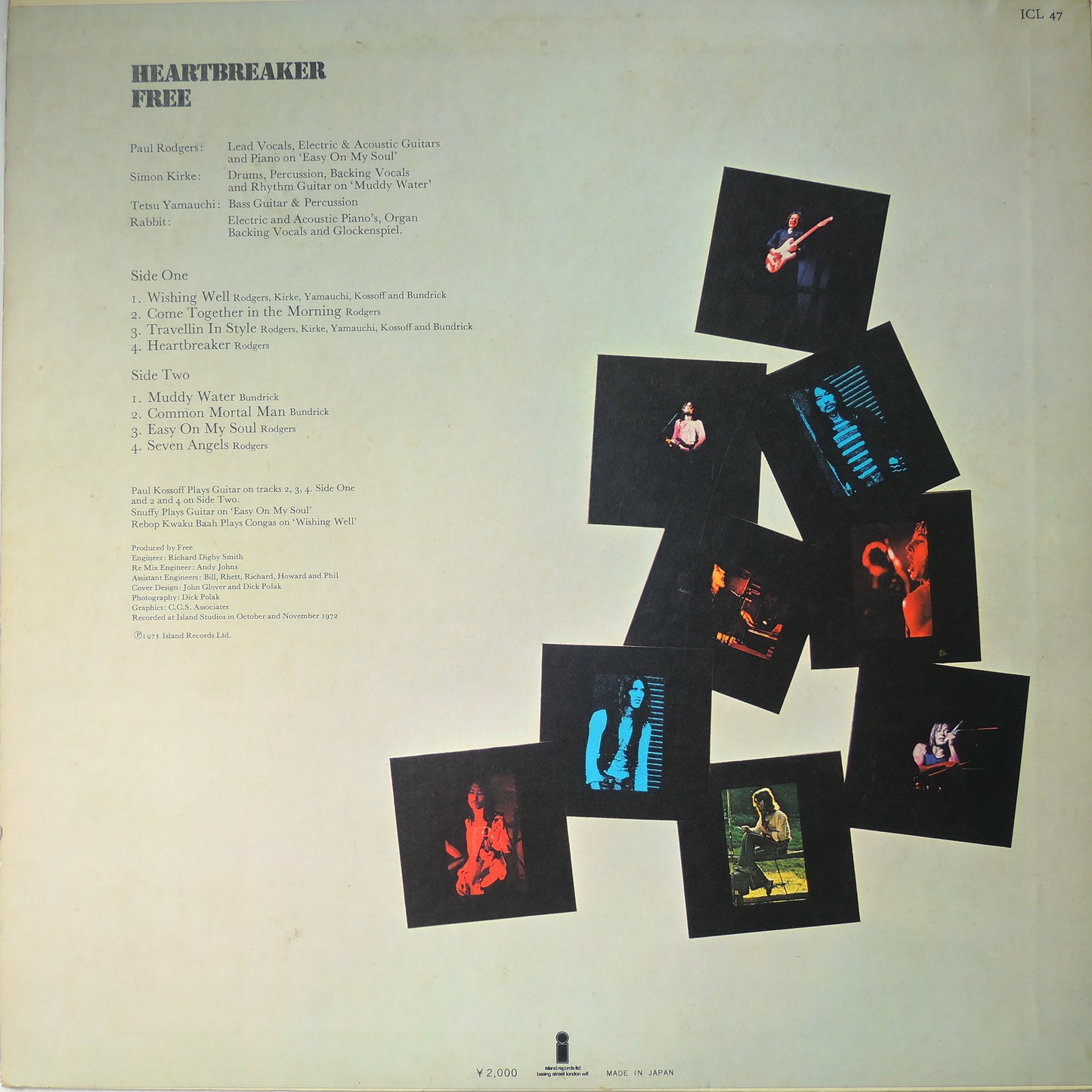 FREE - HEARTBREAKER [LP]