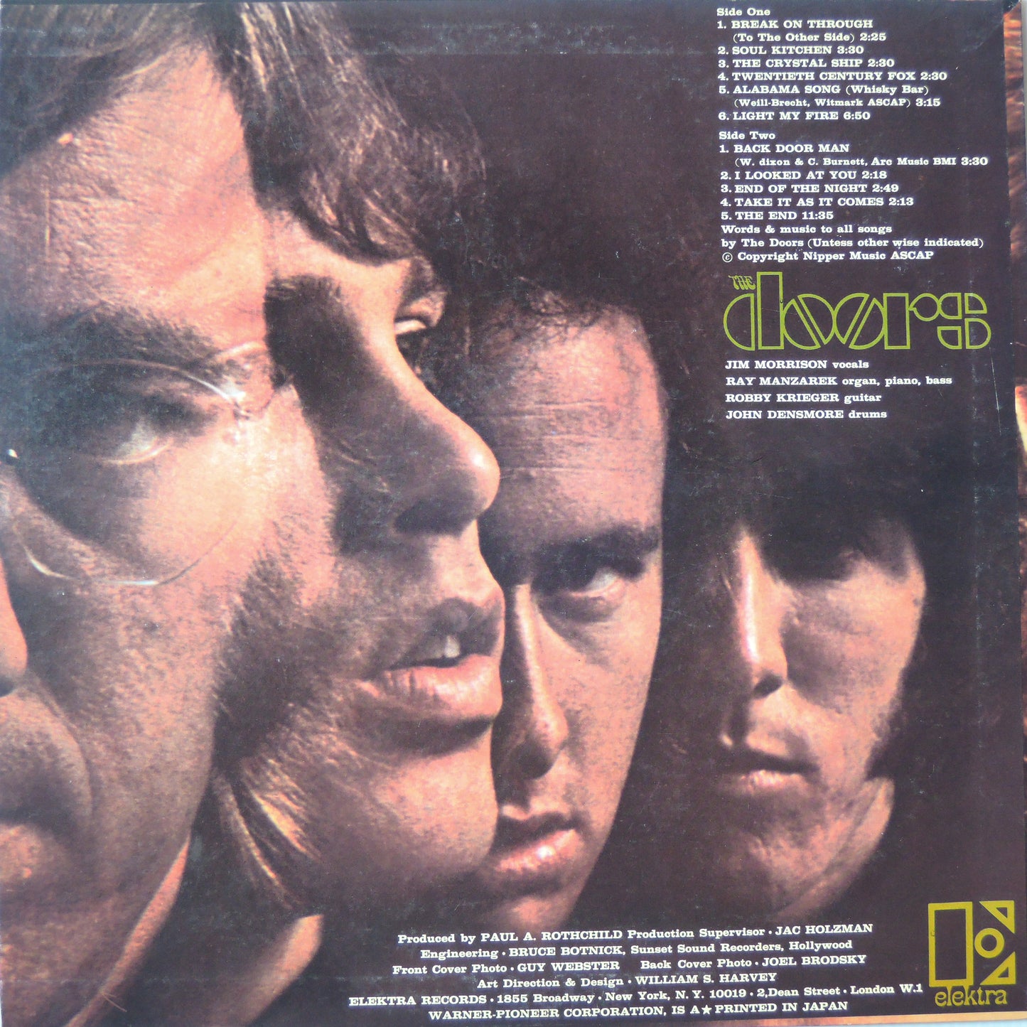 THE DOORS - THE DOORS [LP] 国内盤
