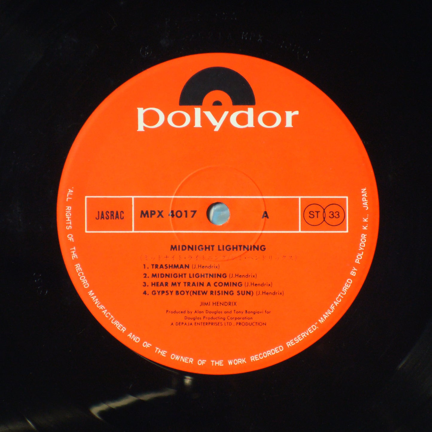 JIMI HENDRIX - Midnight Lightning [LP]