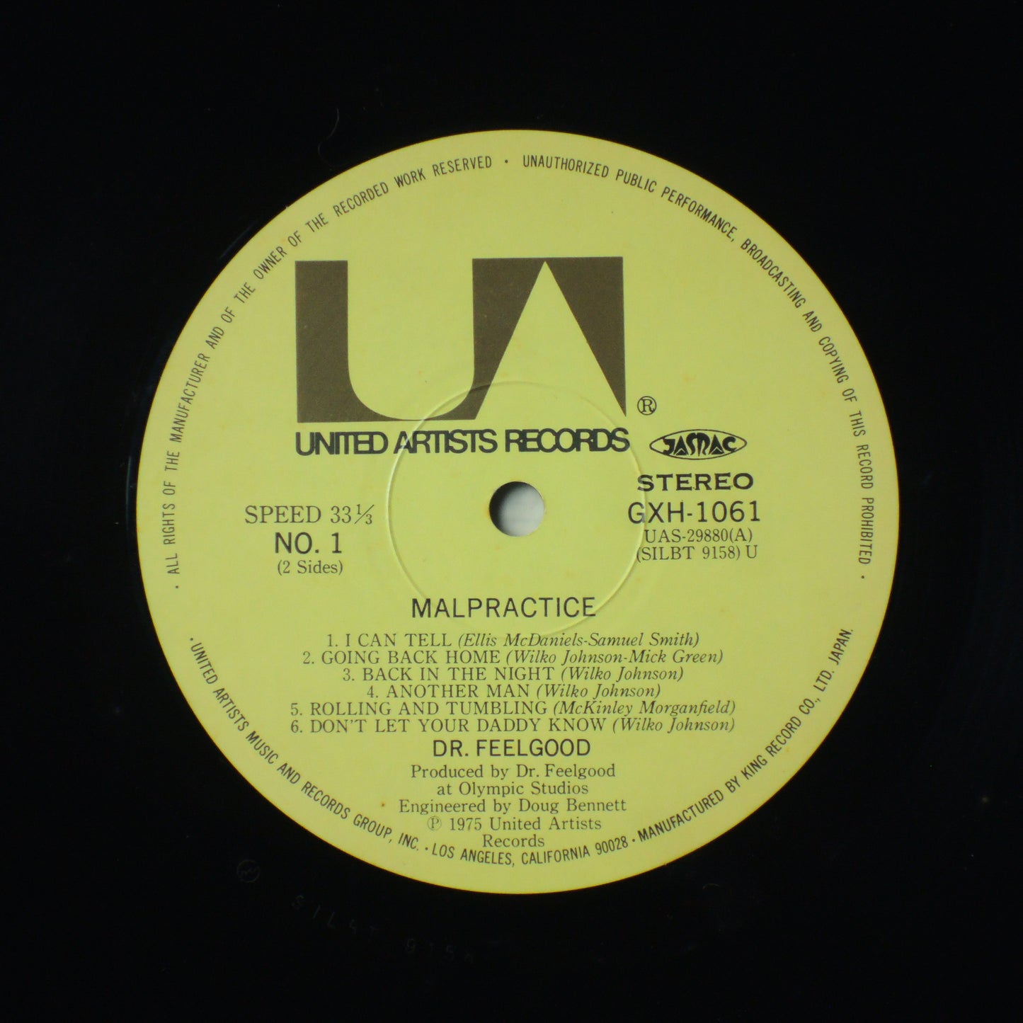 Dr.Feelgood - MALPRACTICE [LP]