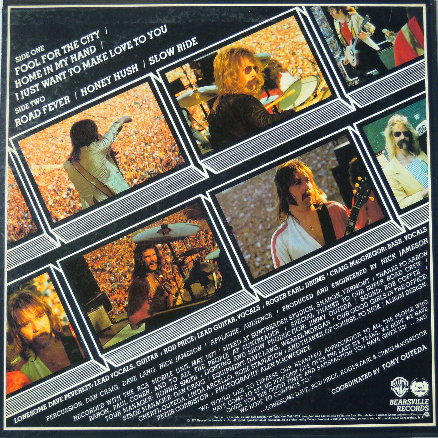 FOGHAT - FOGHAT LIVE [LP]