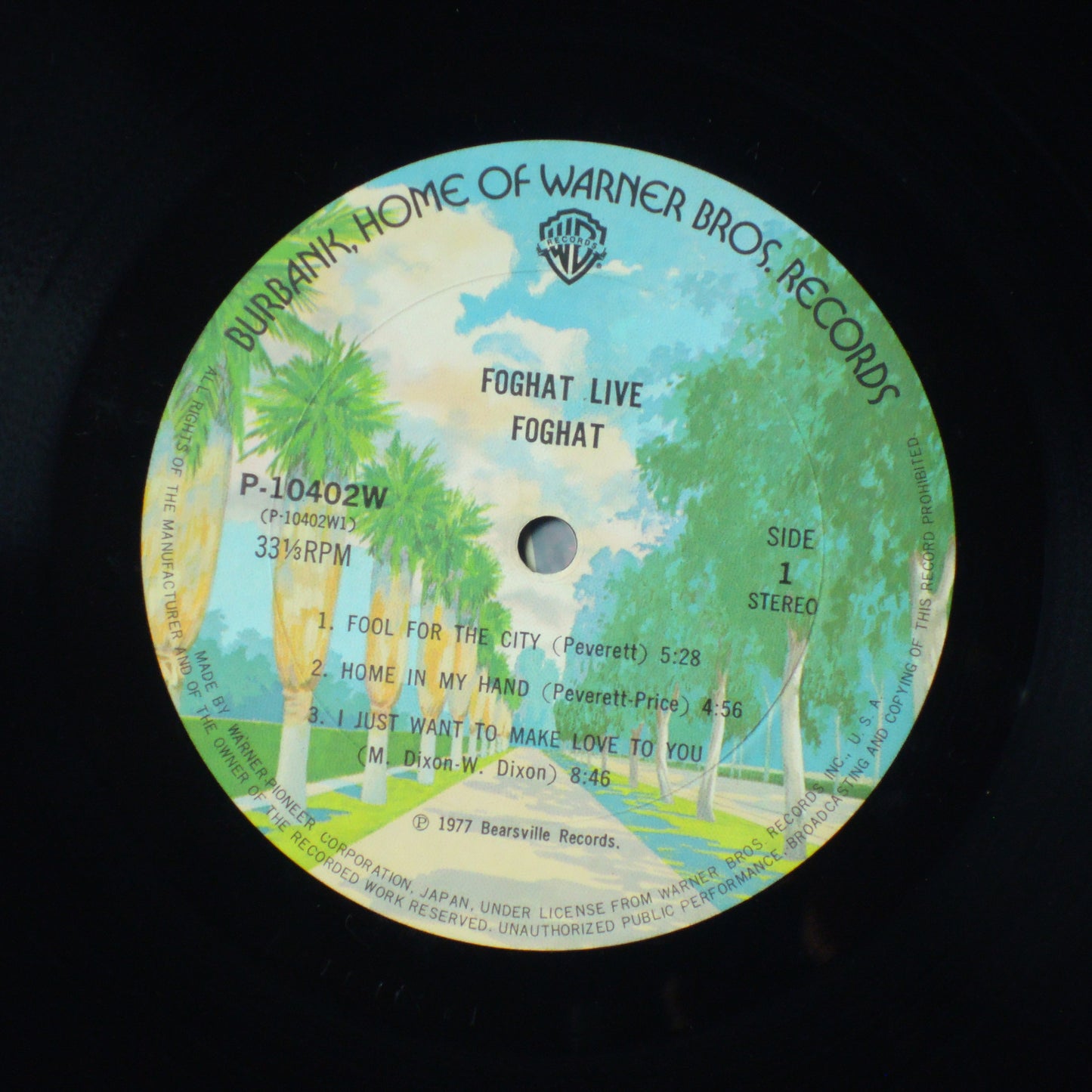 FOGHAT - FOGHAT LIVE [LP]
