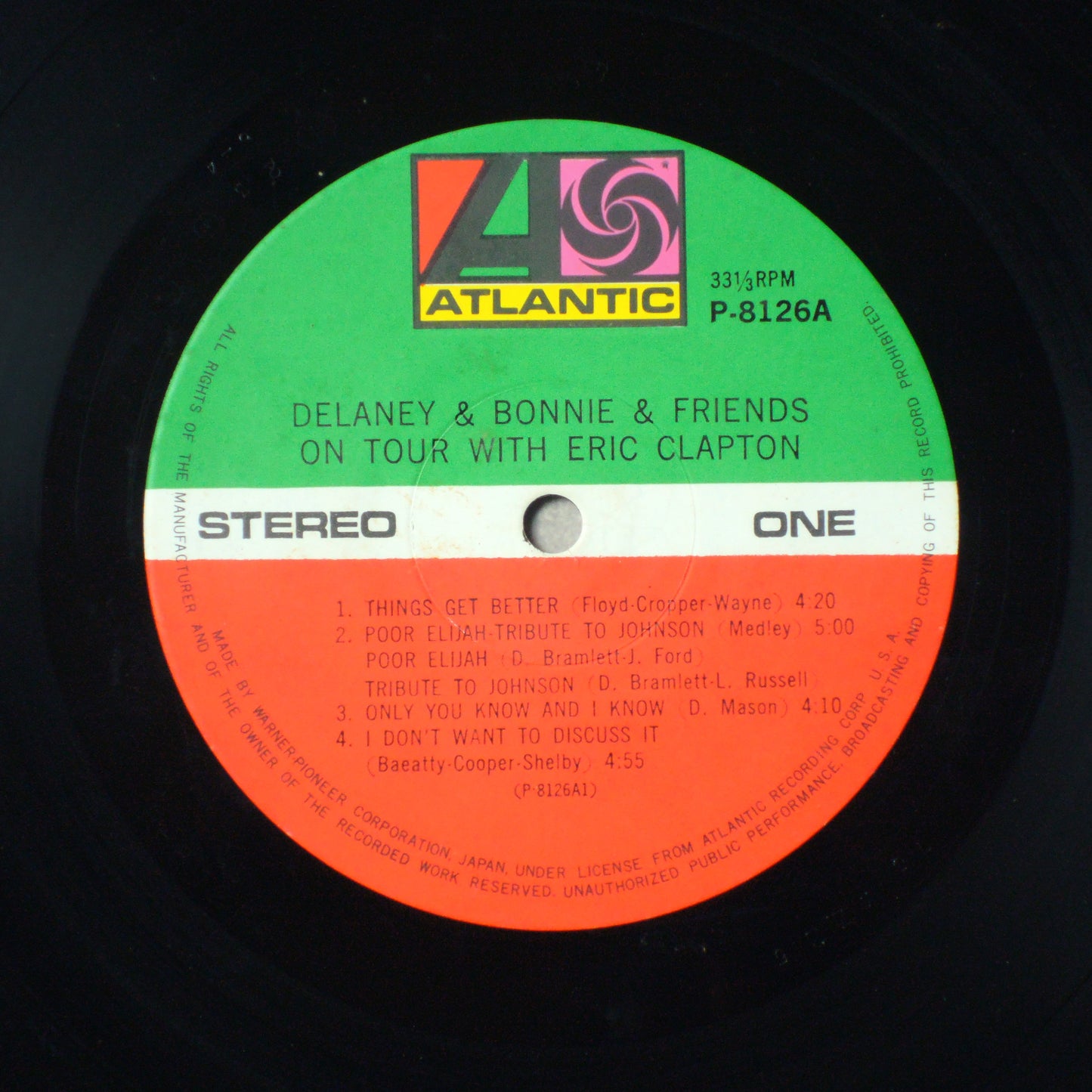 Delaney & Bonnie & Friends With Eric Clapton - ON TOUR [LP]