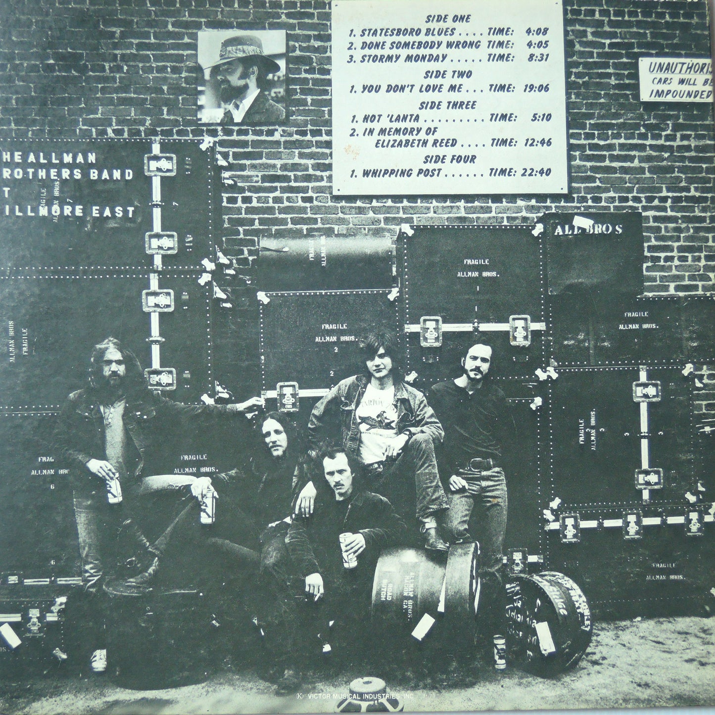 THE ALLMAN BROTHERS BAND - AT FILLMORE EAST [LP]