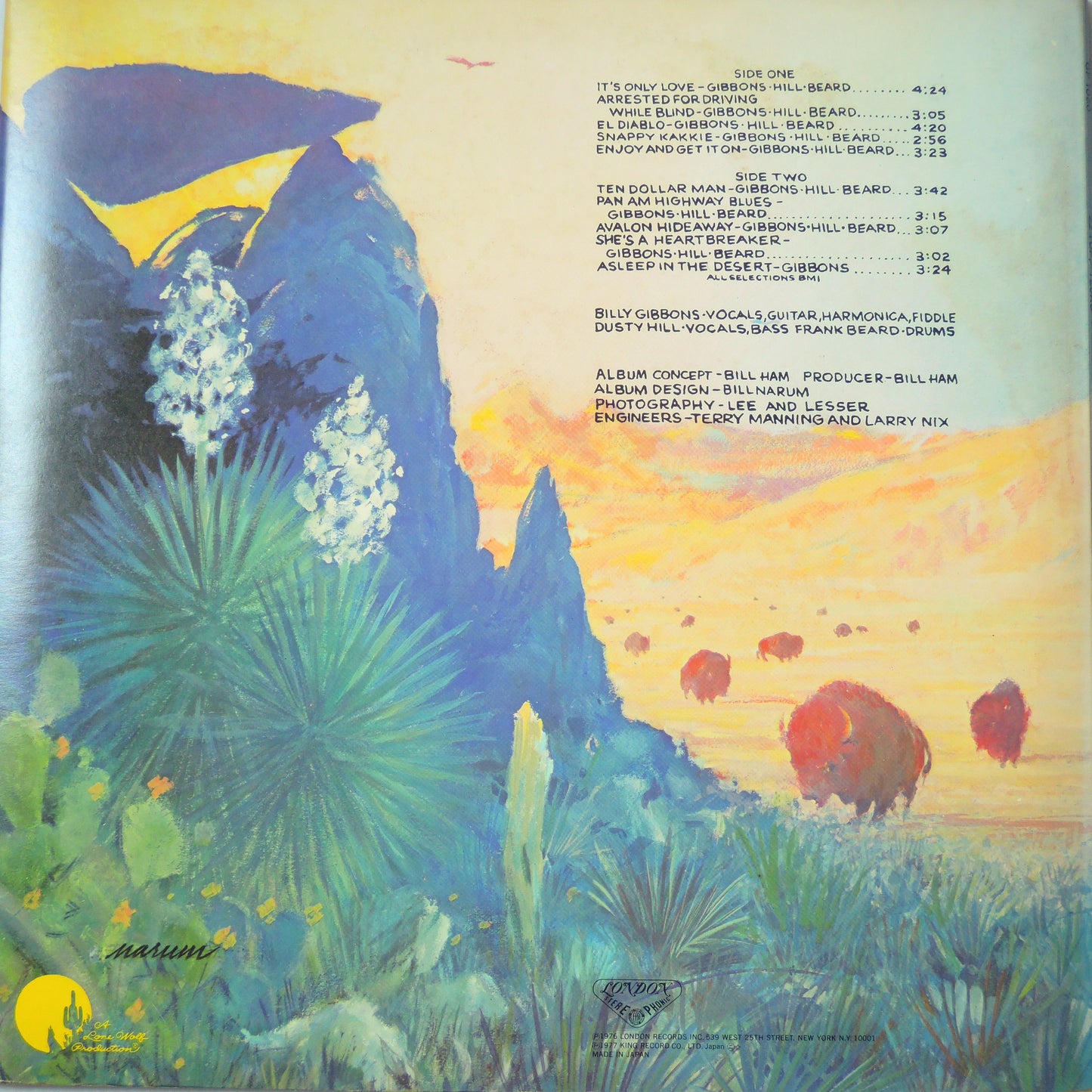 ZZ TOP - Tejas [LP]