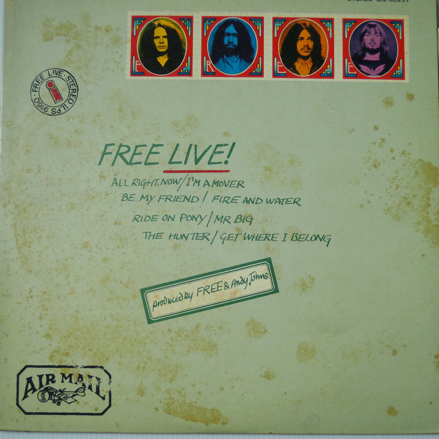 FREE - FREE LIVE! [LP]