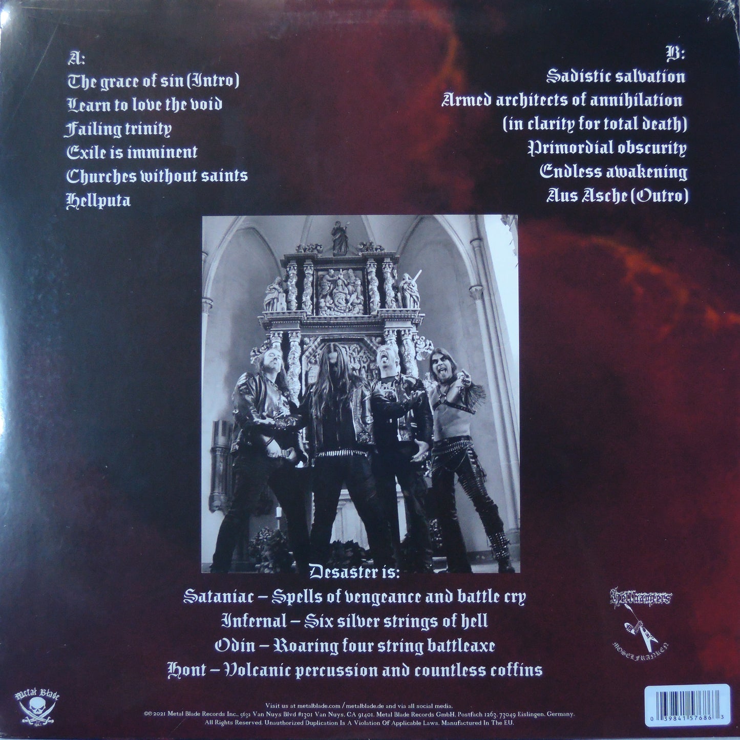 Disaster - Churches without saints [LP]