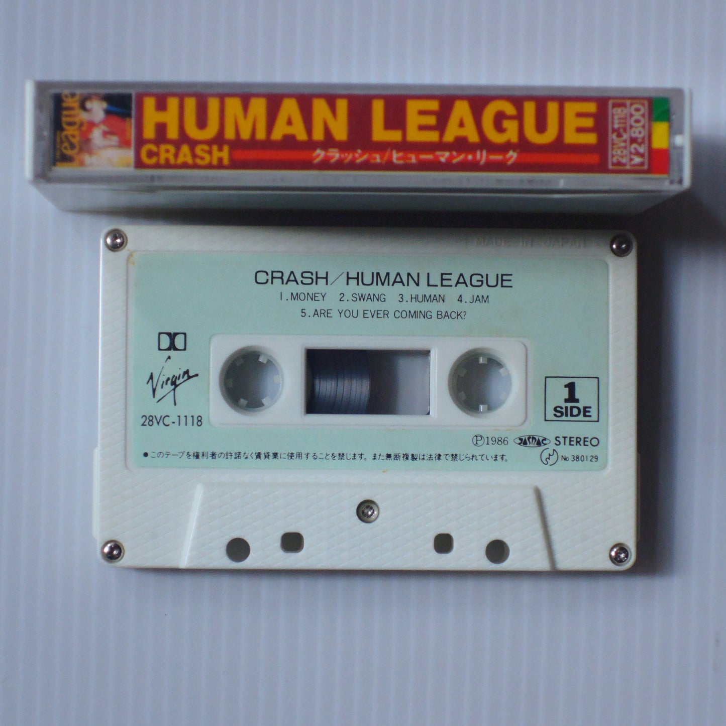 THE HUMAN LEAGUE - CRASH (28VC-1118)[カセット]