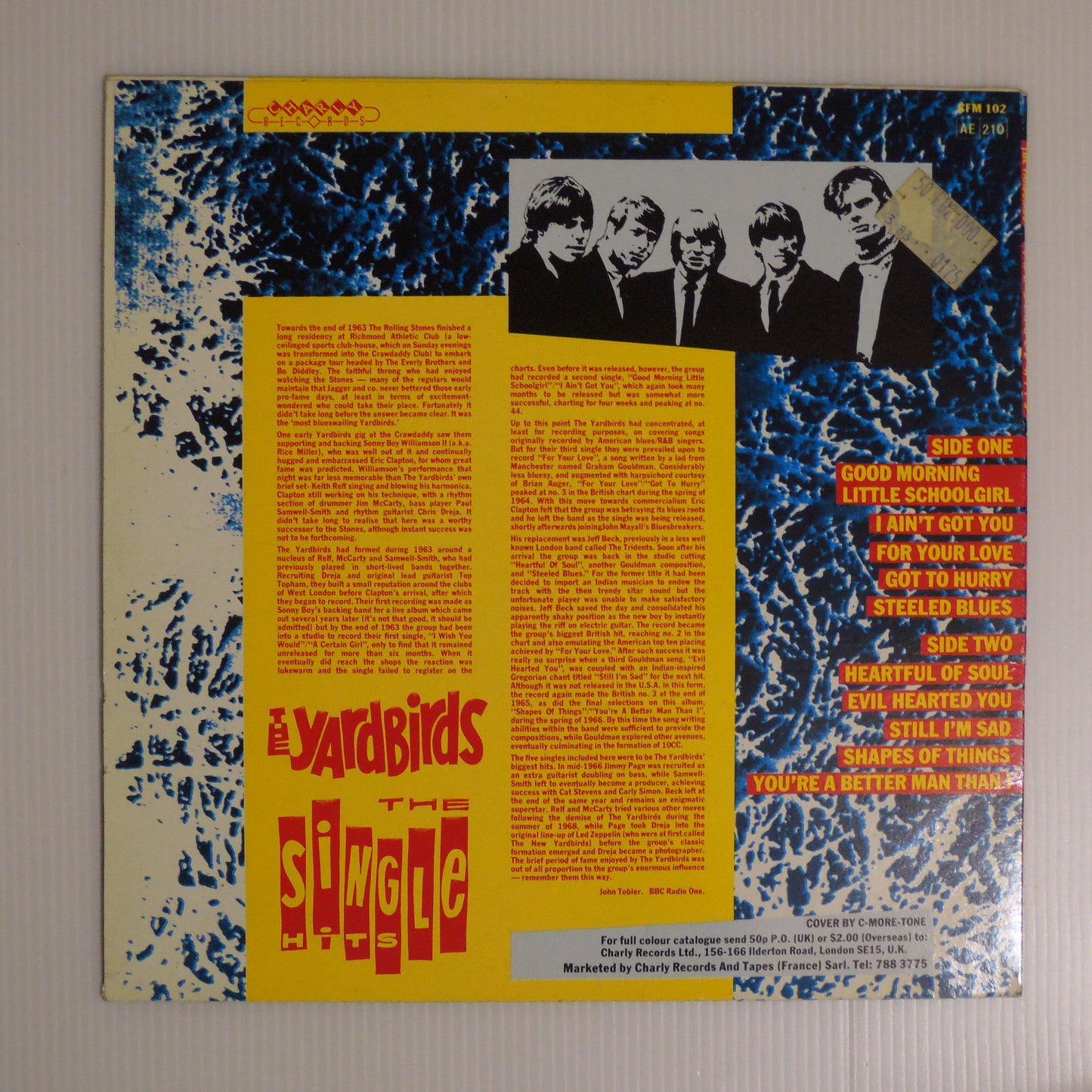 THE YARDBIRDS - THE SINGLE HITS [10インチ]