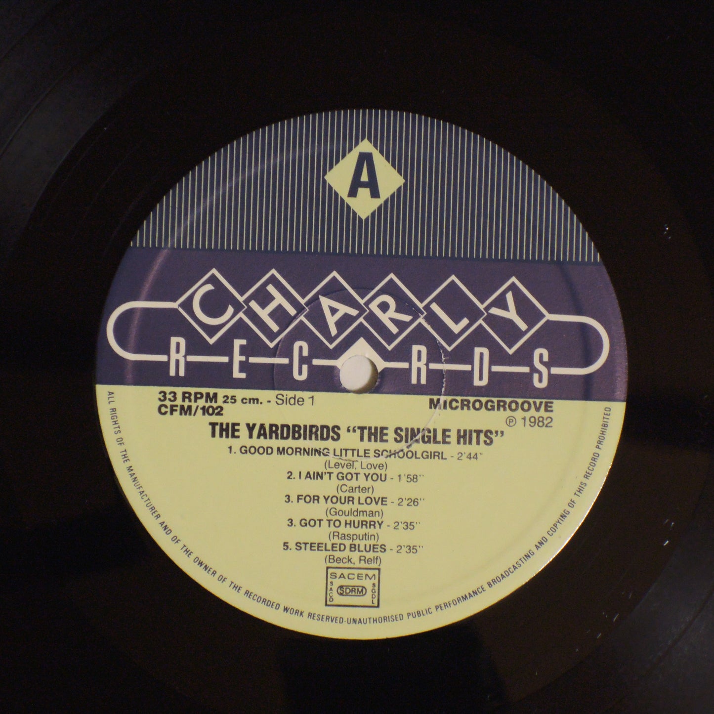 THE YARDBIRDS - THE SINGLE HITS [10インチ]