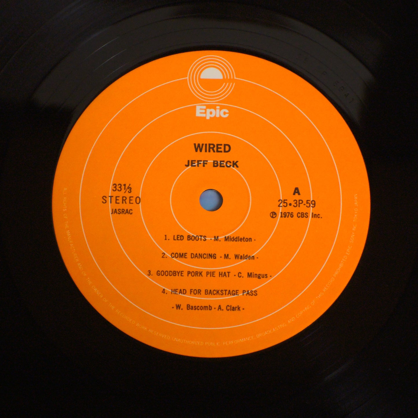 JEFF BECK - WIRED [LP]