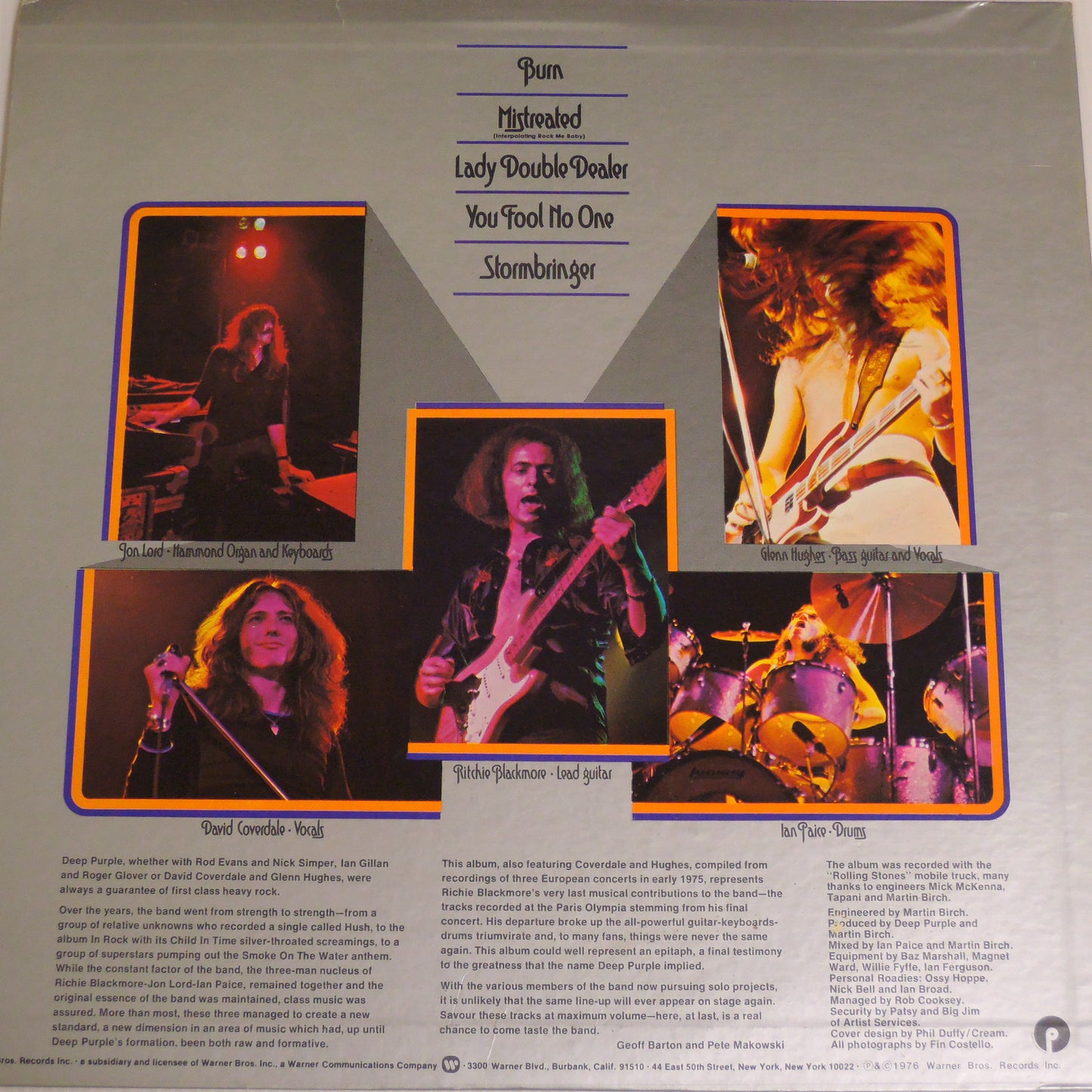 DEEP PURPLE - MADE IN EUROPE [LP]