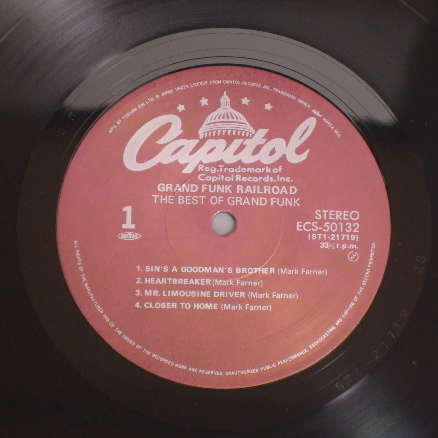 GRAND FUNK RAILROAD - THE BEST OF GRAND FUNK [LP]