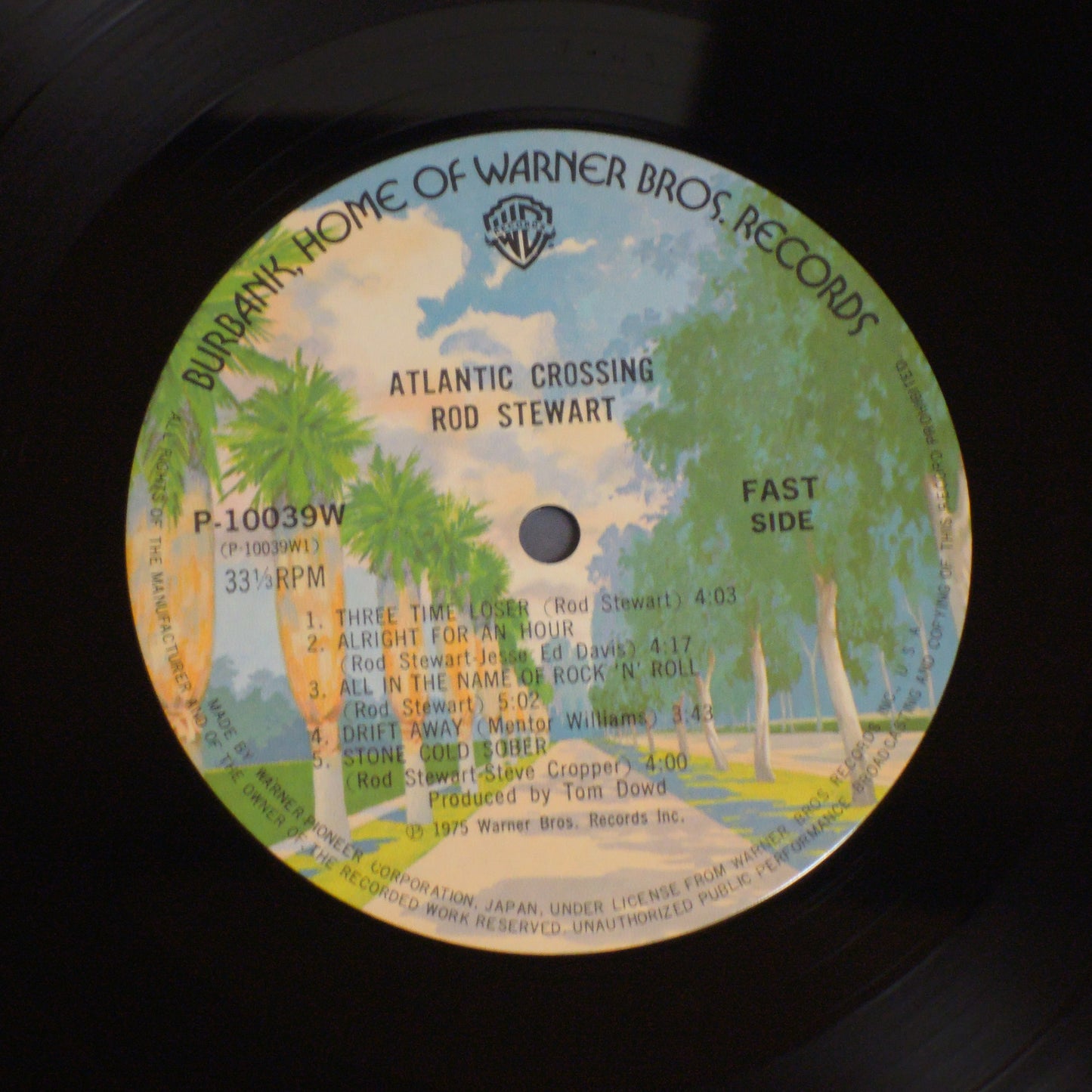 Rod Stewart - ATLANTIC CROSSING [LP] (P-10039W)