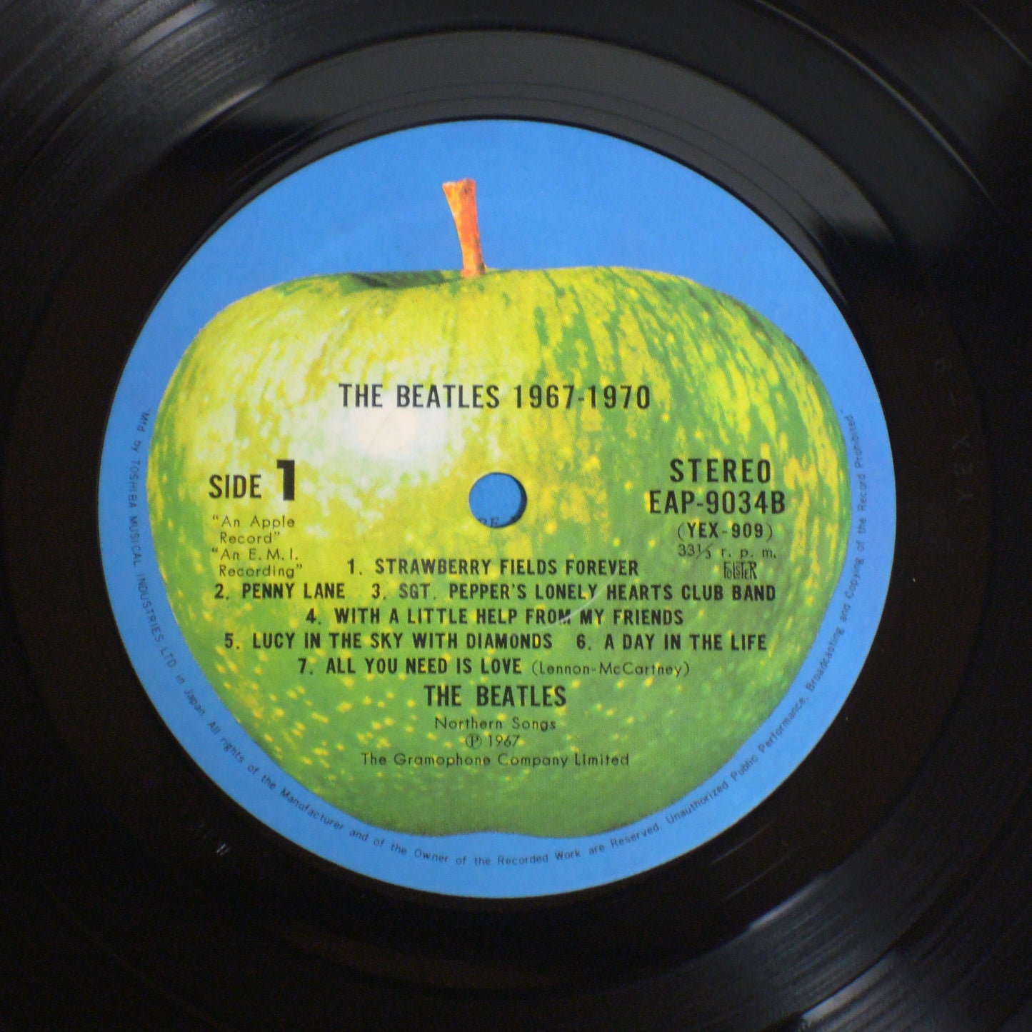 THE BEATLES - 1967~1970 [LP] (EAP-9034B)