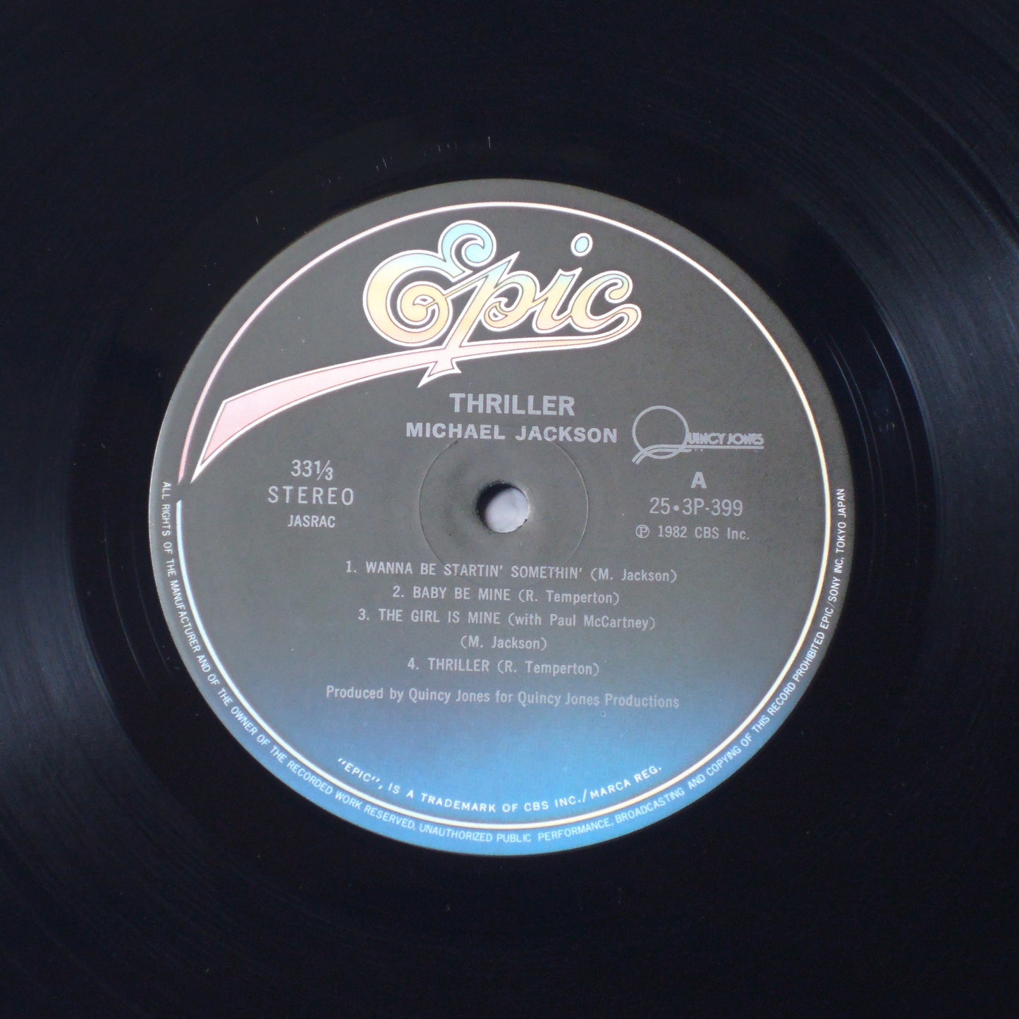 Michael Jackson - Thriller [LP] (25 3P-399)