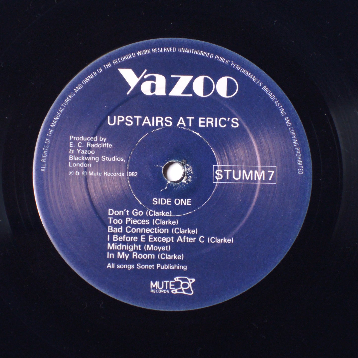 YAZOO - UPSTAIRS AT ERIC’S [LP] (STUMM 7)