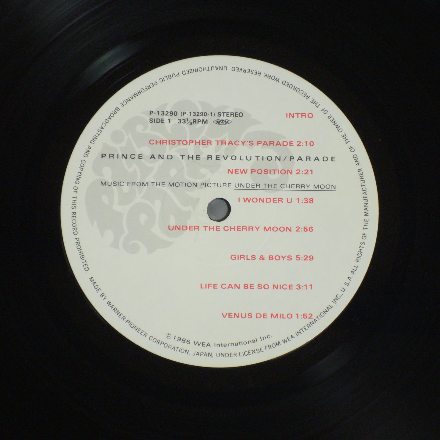 PRINCE & THE REVOLUTION - PARADE [LP] (P-13290)