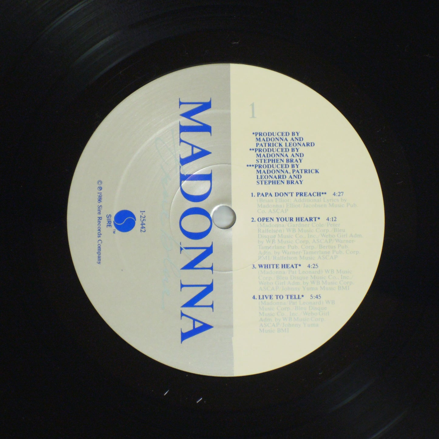 MADONNA - True Blue [LP] (9 24552-1)