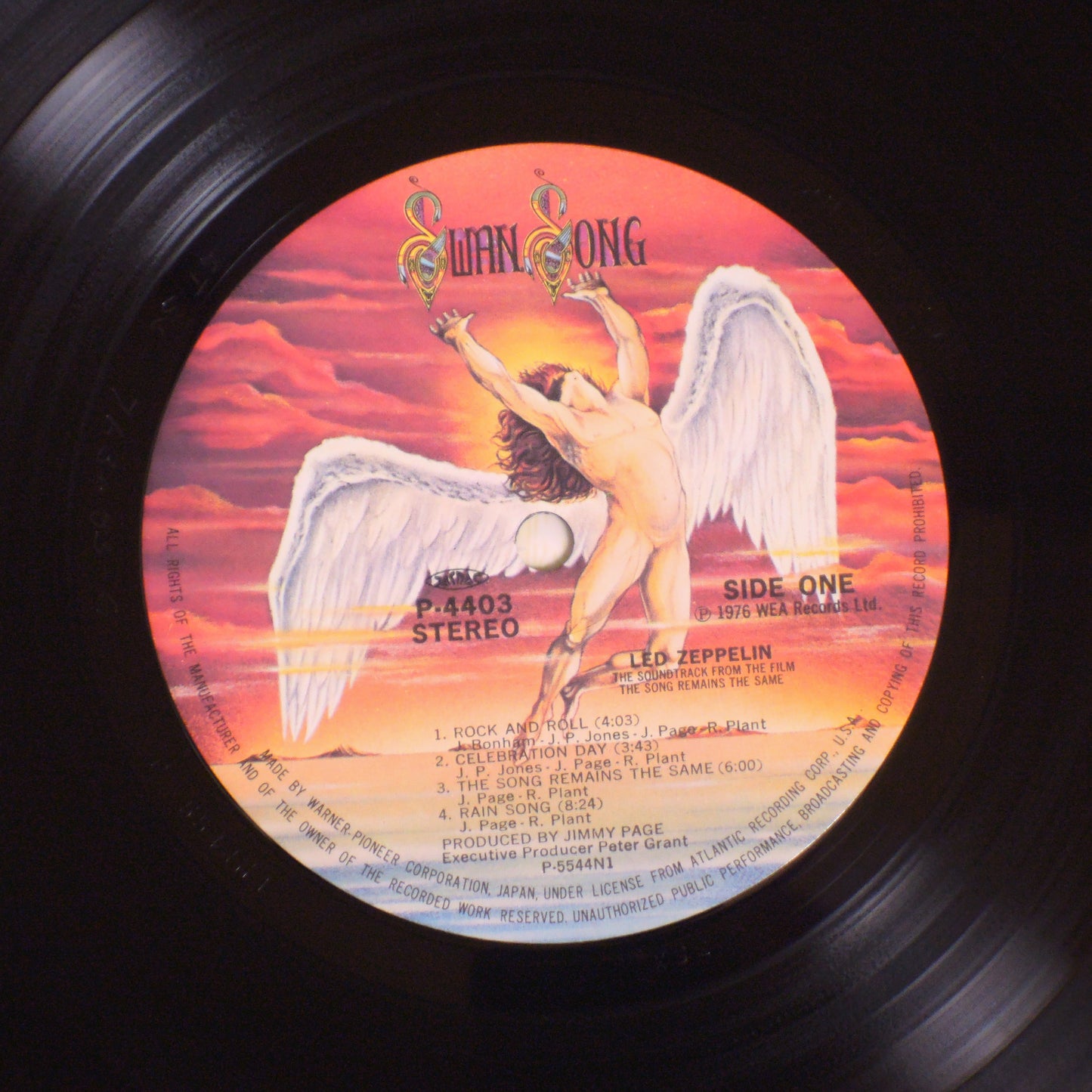 LED ZEPPELIN - THE SONG REMAINS THE SAME [LP] (P-4403~4)