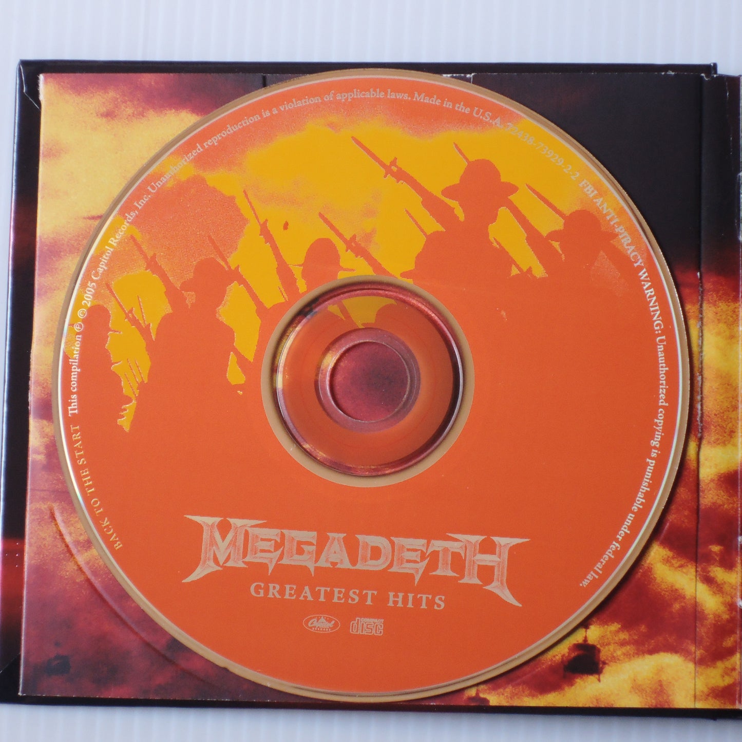 MEGADETH - Greatest Hits: Back To The Start [CD] (0946 3 11753 0 5)