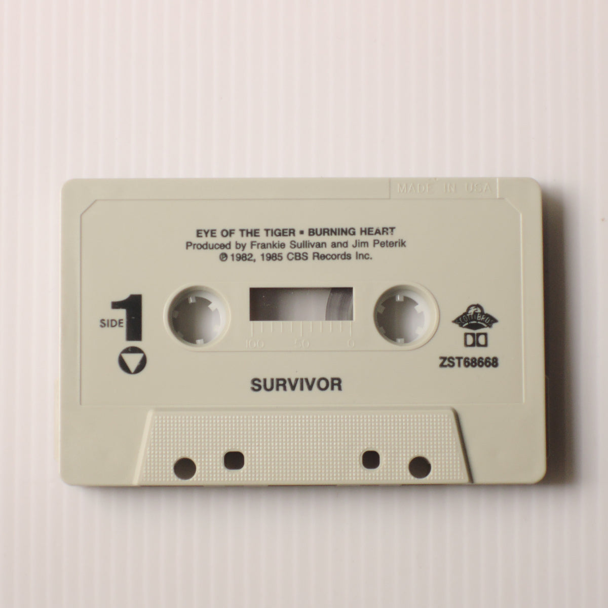 SURVIVOR - EYE OF THE TIGER / BURNING HEART [カセット] (ZST 68668)