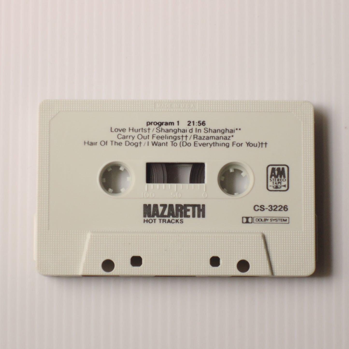 NAZARETH - HOT TRACKS [カセット] (CS-3226)