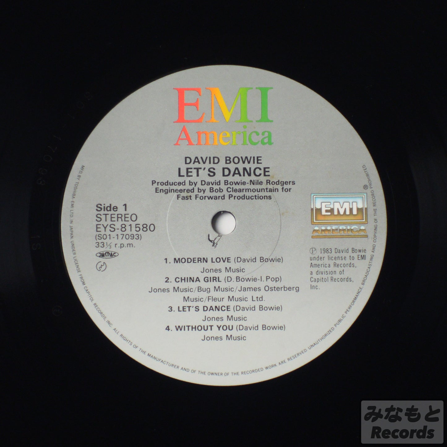 DAVID BOWIE - Let’s Dance [LP] (EYS-81580)