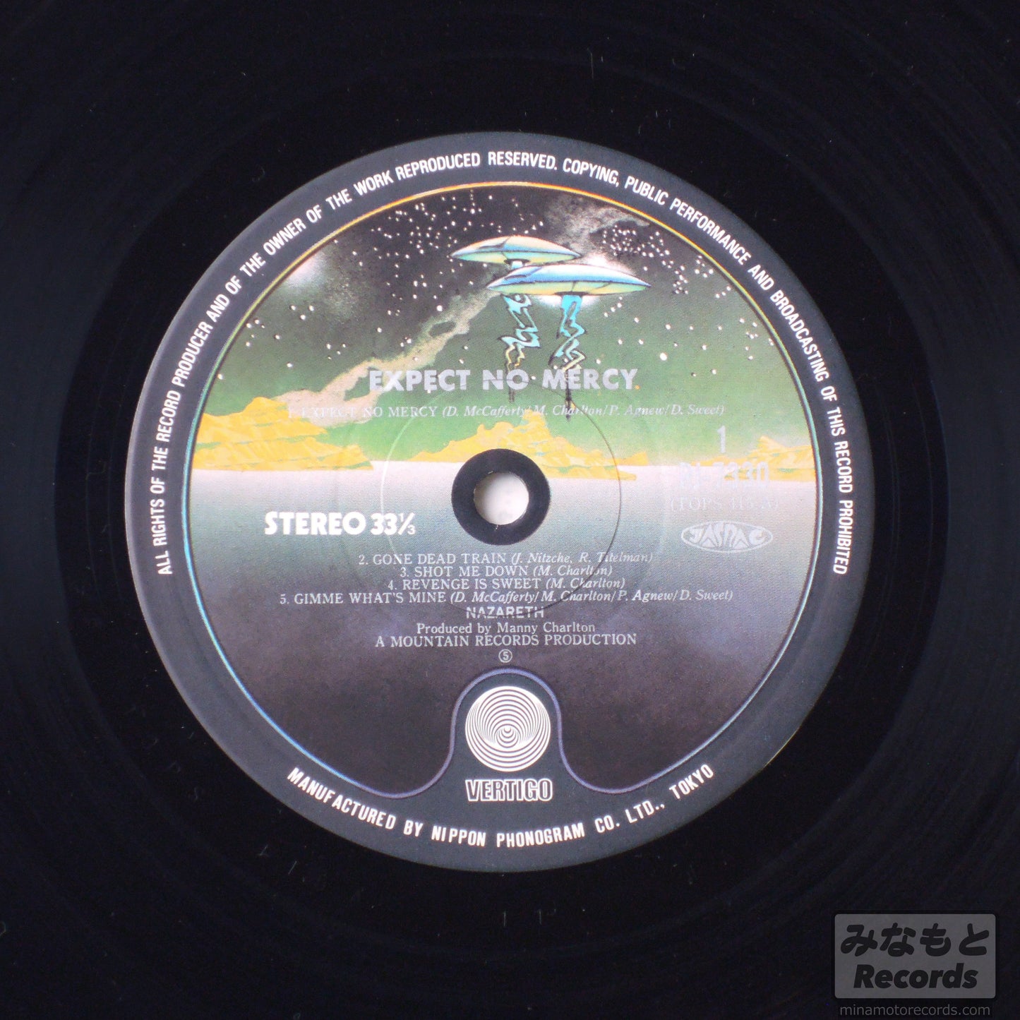 Nazareth - Expect no mercy(無情の剣) [LP] (RJ-7330)