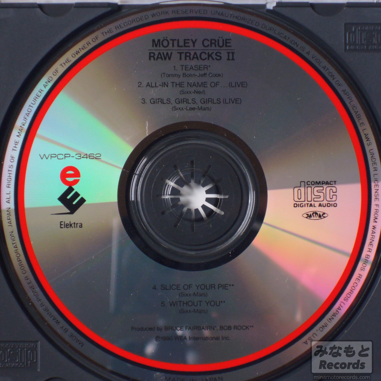 Motley Crue - RAW TRACKS II [CD] (WPCP-3462)
