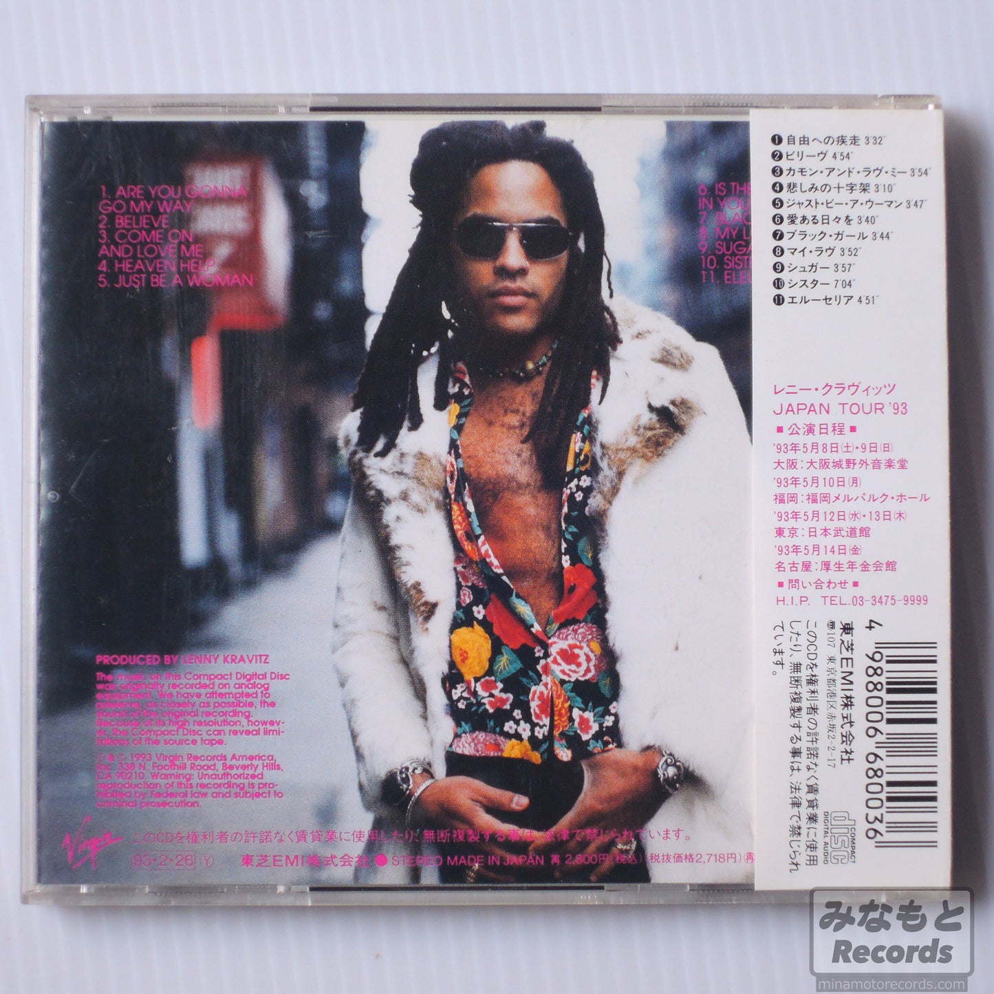 LENNY KRAVITZ - Are You Gonna Go My Way [CD] (VJCP-28156)