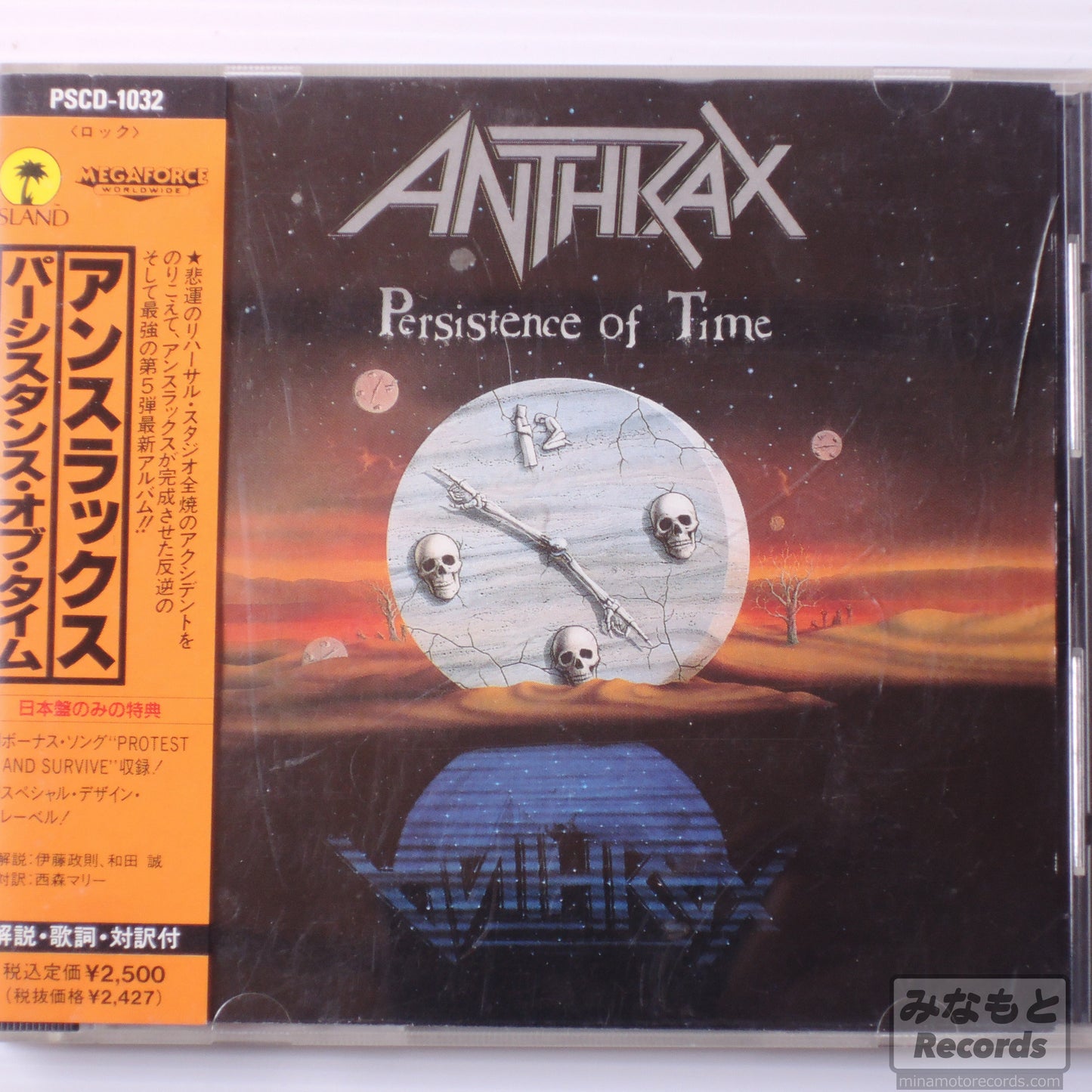 ANTHRAX - Persistence of Time [CD] (PSCD-1032)