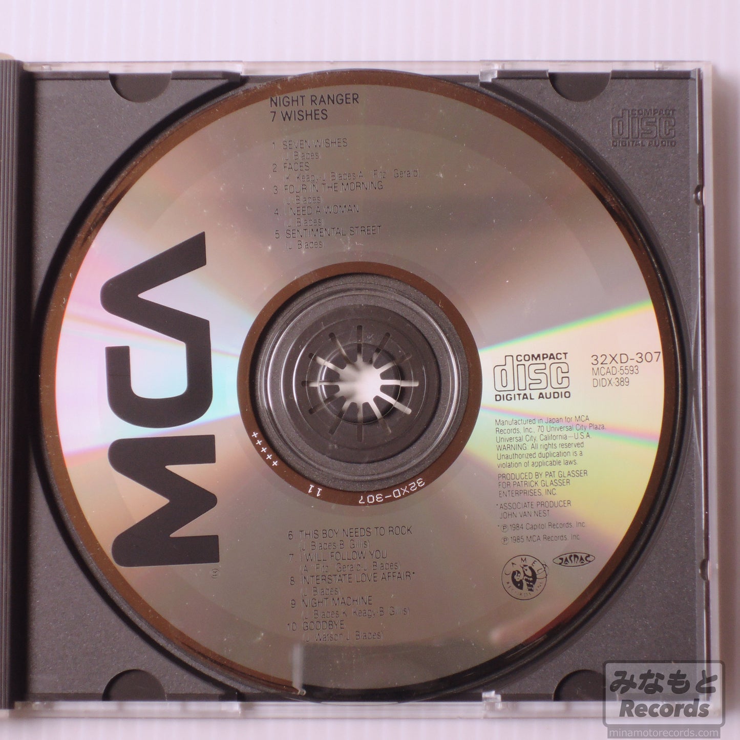 NIGHT RANGER - 7 WISHES [CD] (32XD-307)