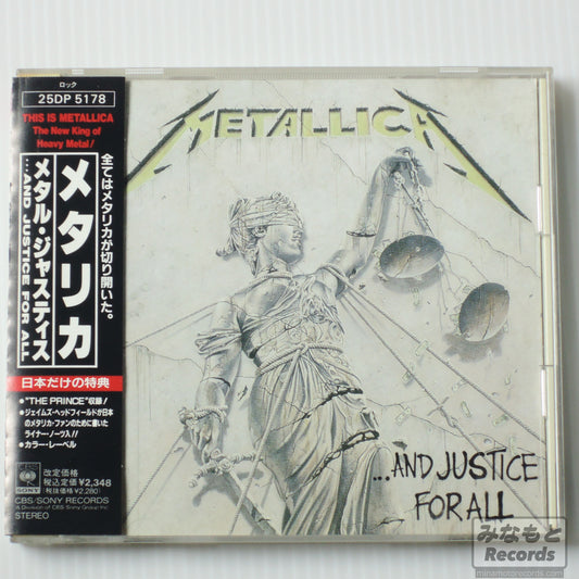 Metallica - ...AND JUSTICE FOR ALL（メタル・ジャスティス） [CD] (25DP 5178)